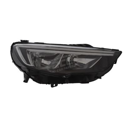 Vauxhall Insignia 2017-2021 Headlight Headlamp LED DRL Black Drivers Right Hand