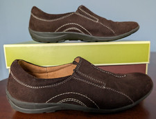 Naturalizer Women Fadrina Loafer Oxbrown Suede Leather Size 8.5 W Slip On