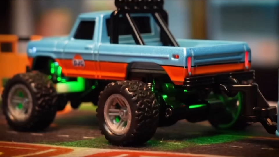 1/64 Remote Control Mini Truck 4x4 2.4g with Trailer Army Green eBay