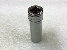 Snap On-#SFS141 - 7/16”, SAE, Chrome, 3/8” Dr., Deep, 6 Pt., Socket-USA-NOS-