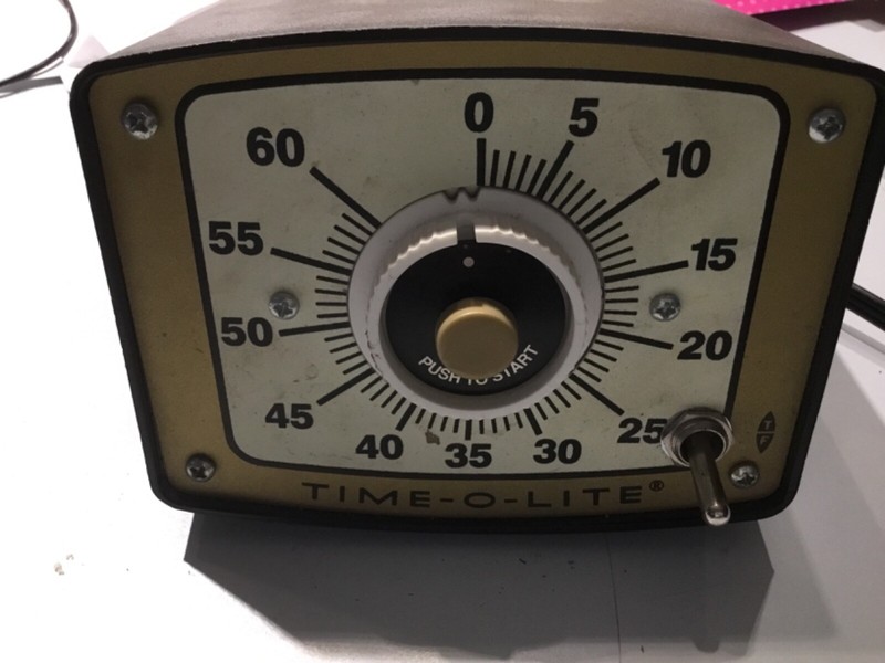 Vintage Time O Lite GR - 90 Master Darkroom Mechanical Photography Timer Light