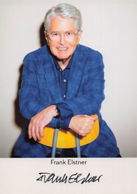Frank Elstner UH Film TV Betting That Original Signed Autograph Card Postcard 5005 F