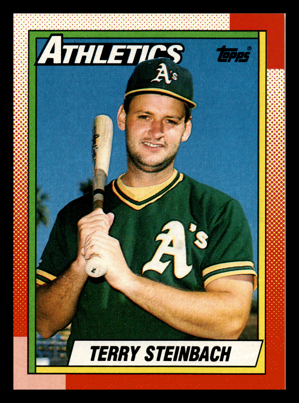 Terry Steinbach  1990 Topps  #145 Oakland Athletics NM-MINT