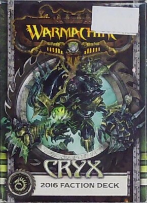 WARMACHINE CRYX: Cryx 2016 Faction Deck [PIP 91106] | eBay