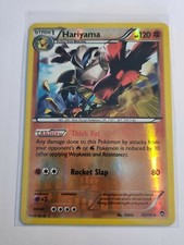 Hariyama 52/111 Pokemon Card XY Furious Fists Rare Reverse Holo Foil