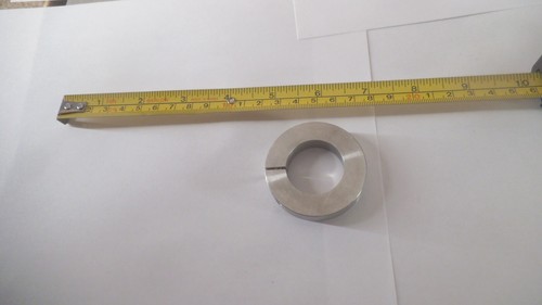 Stainless single piece shaft collar, for 1-1/8" shaft, 2" OD x 3/8 thick