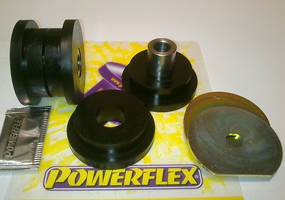 2x Pu-Buchsen Druckstrebe VA hinten BMW E24 E28 5er 6er Powerflex PFF5-801blk