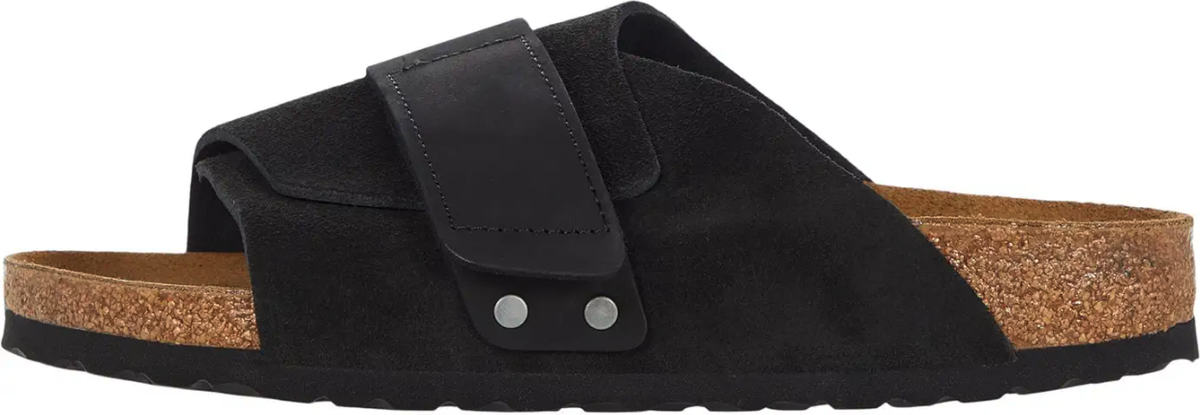 Birkenstock Kyoto Black Suede Women's Slide Sandals 1022566