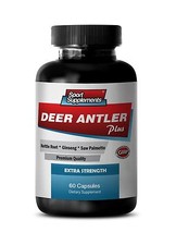 Deer Antler Velvet - Deer Antler Extract Plus 550mg - Improves Energy Level 1B