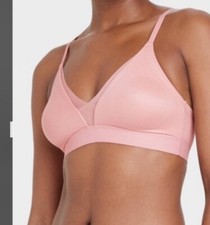 Women's So Soft Unlined Triangle Bralette - Auden Cocoa M
