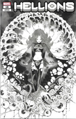 Hellions (2020) #  18 Variant Cover (8.0-VF) Momoko UK Exclusive Sketch cover...
