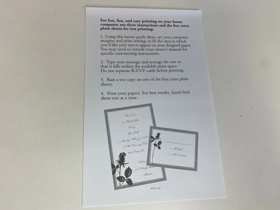 NUEVO - Sobres Tarjetas Paisaje Pergamino Plateado Gracias Boda Fiesta Foto 4 de 4