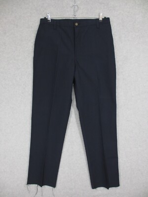 Workrite FR Womens Uniform Pants Navy Blue Nomex 2112 Size 14 Unhemmed ARC 7