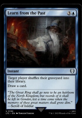 Learn from the Past #192 MTG Lord of the Rings NM X1