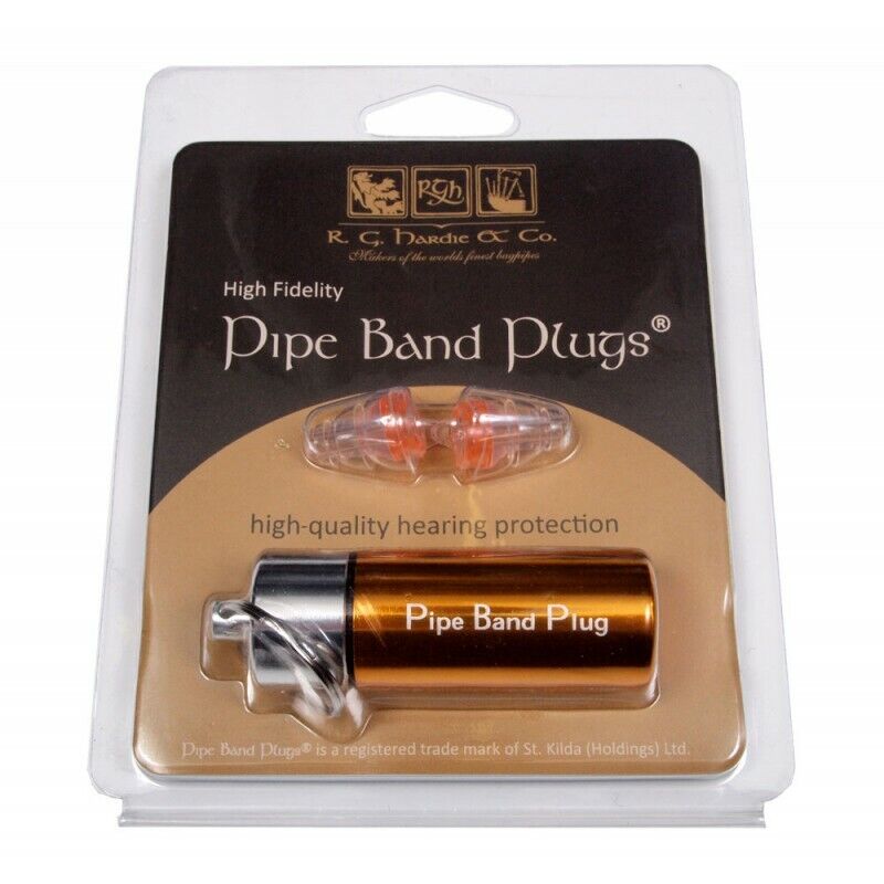 RG Hardie Pipe Band Plugs protection Earplugs Ear Pipers Drummers Musicians
