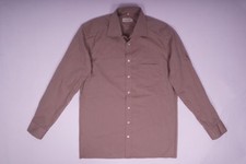 Christian Berg Classic Shirt Brown Size 40 15 3/4