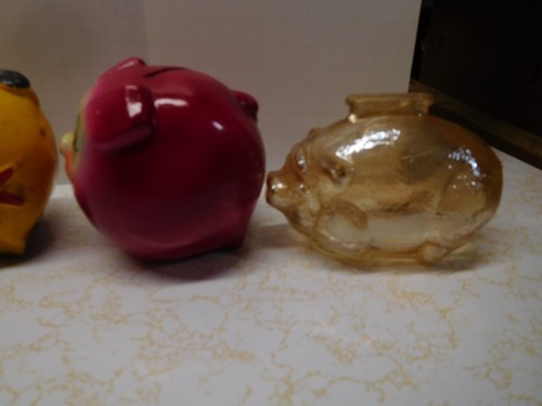 7 Vintage Classic Piggy Banks ~ Napier, Japan, Holland - Picture 8 of 17