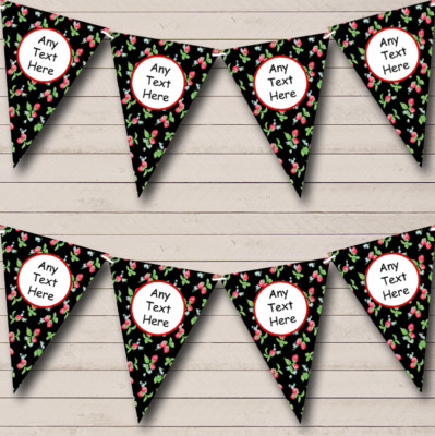 Party Banner Wimpel Tee schwarze Erdbeere Hochzeit Veranstaltungsort oder Empfang