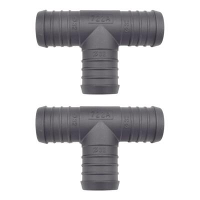 2 x YOU.S Schlauchverbinder Zwischenstück RGV Ø 32x32x32 mm - T-Stück Reduzierer