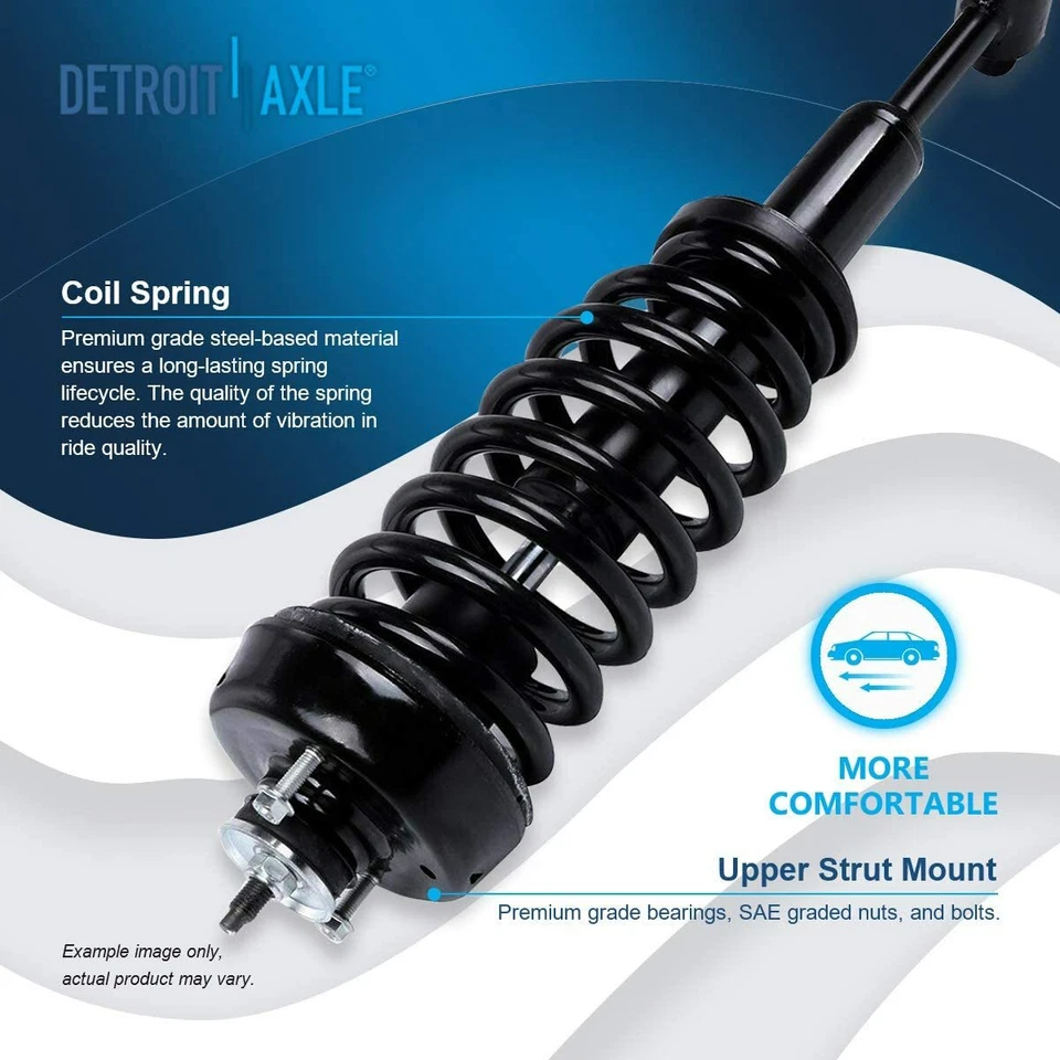 Amortiguador de puntales delanteros traseros muelles helicoidales para Ford Explorer Mercury Mountaineer Foto 3 de 4