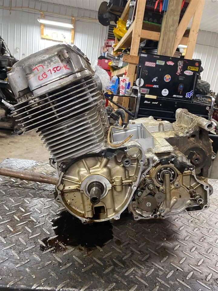77 Honda CB750 CB 750 K Four Engine Motor - Image 2 of 4