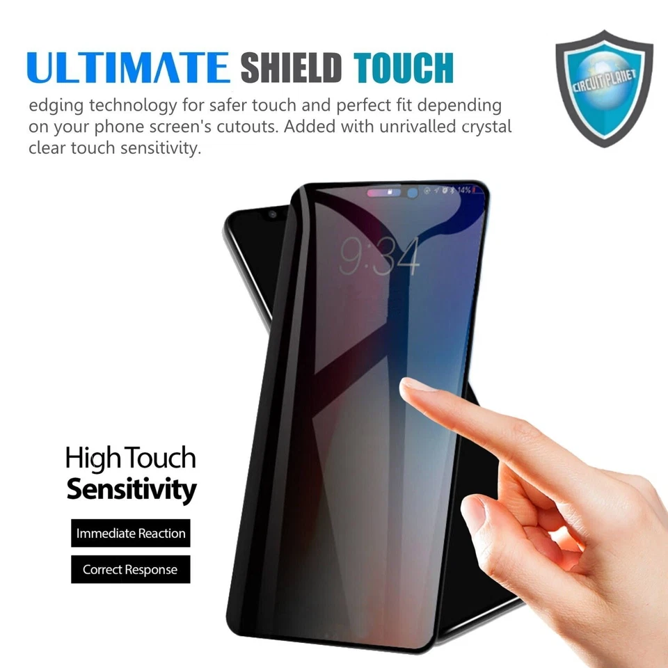 For Samsung Galaxy S20/21/22/23/24 Note 20/10 TPU Privacy Film Screen Protector - Image 3 of 4