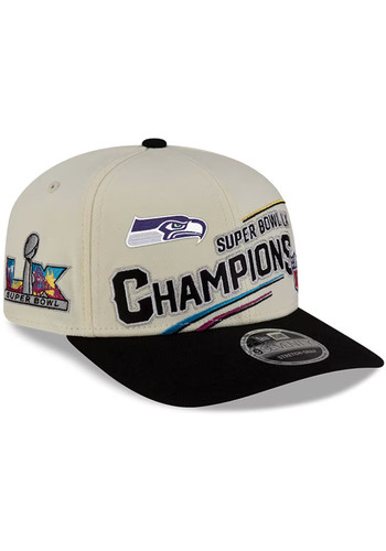Seattle Seahawks Super Bowl 60 LX Champions 9SEVENTY Snapback Football Hat FS44