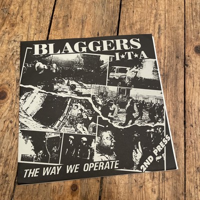 Blaggers I.T.A - The Way We Operate 7  Second Press Coloured Vinyl. Mint Rare