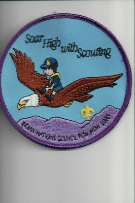 1990 Indian Nations Council Pow Wow Soar High with Scouting patch
