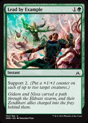 Lead by Example - OGW MTG - Light Play