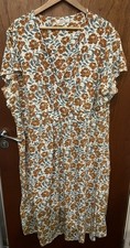 FABULOUS LADIES SEASALT “CHAPELLE” DRESS  YELLOW FLORAL DESIGN SIZE 26-28 