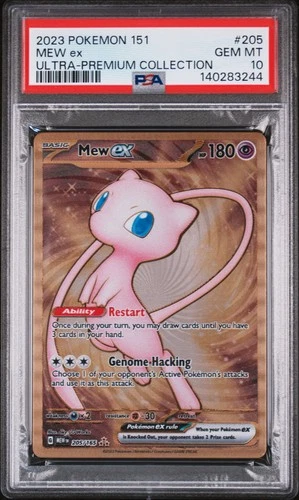 2023 POKEMON 151 ULTRA-PREM COLL #205 MEW EX PSA 10