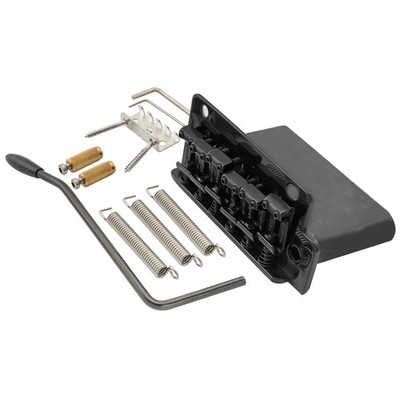 Wilkinson WV2-SB Black 54mm Vintage Guitar ST Tremolo Bridge Steel Saddles Block