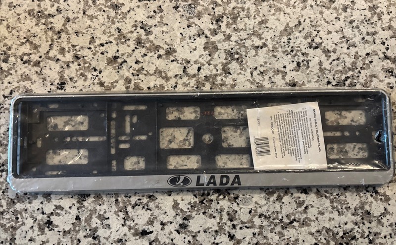 LADA Parts License Frame Soviet Car