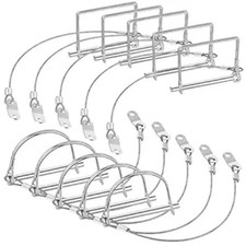 10 Pcs Trailer Coupler Pin with Steel Quick Release Ring, 2-3/4" x 1/4" (L x W)