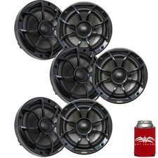 Wet Sounds Three Pairs RECON6-BG Recon 6.5" speakers Black XS Grilles Cones
