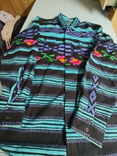 Wrangler 15V33 Aztec Print Extra Long Tails Cowboy Cut
