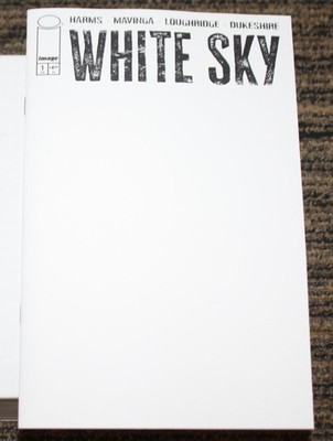Image White Sky #1 Cover D Blank - ACTUAL PICS - 1st Printing  Harms Mavinga