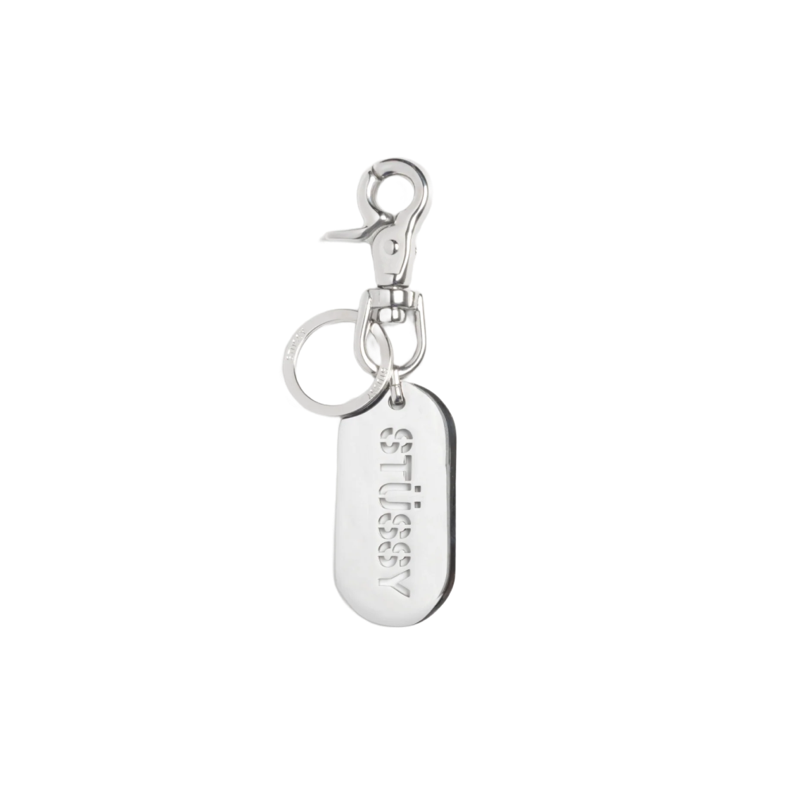 小物 STUSSY 25SS L TAG KEYCHAIN SILVER Stussy Metal Tag Keychain Silver | eBay