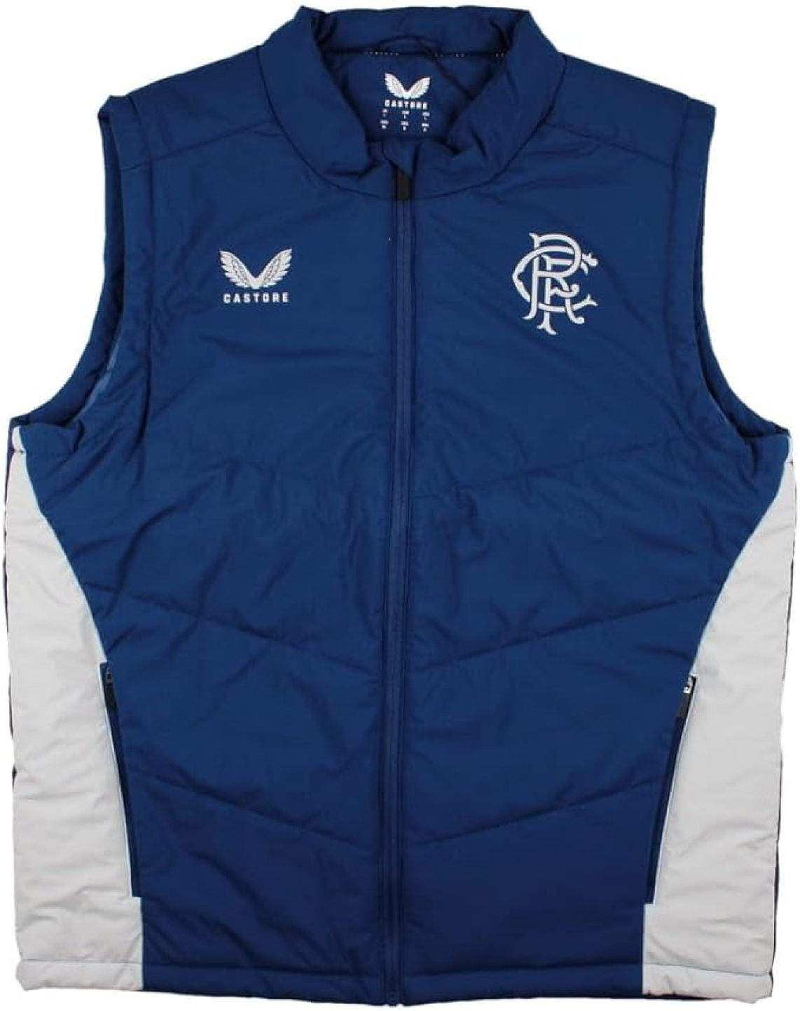 Rangers Football Men's Jacket (Size L) Castore Match Day Bench Jacket - New