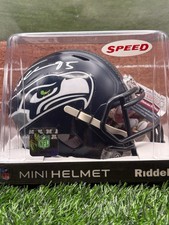 LJ Collier signed Seattle Seahawks Mini Helmet JSA COA