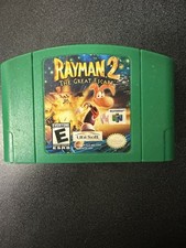Rayman 2 The Great Escape Nintendo 64 N64 Authentic Cartridge Tested
