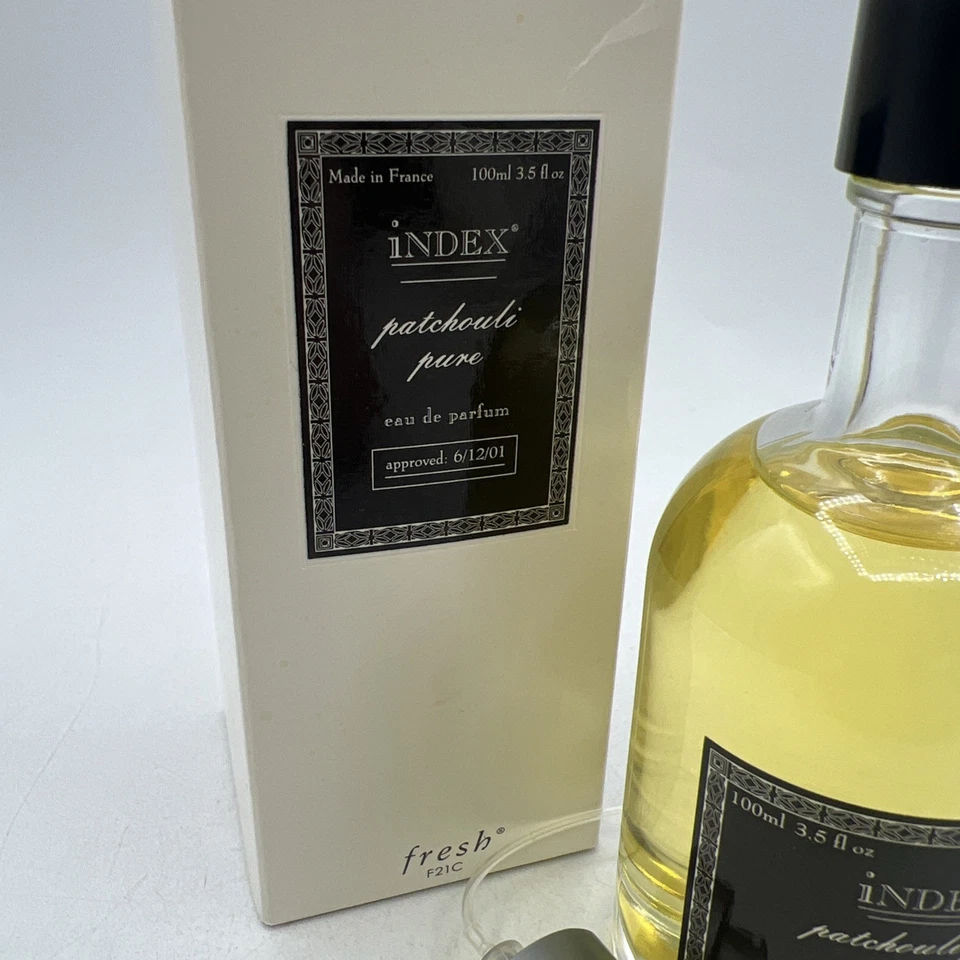 Свежая чистая парфюмированная вода Patchouli 100 мл iNDEX Франция снятая с производства РЕДКАЯ НОВАЯ - Изображение 4 из 4