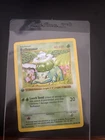 BULBASAUR 44/102 BASE SET SHADOWLESS 1st Edition Common Pokemon