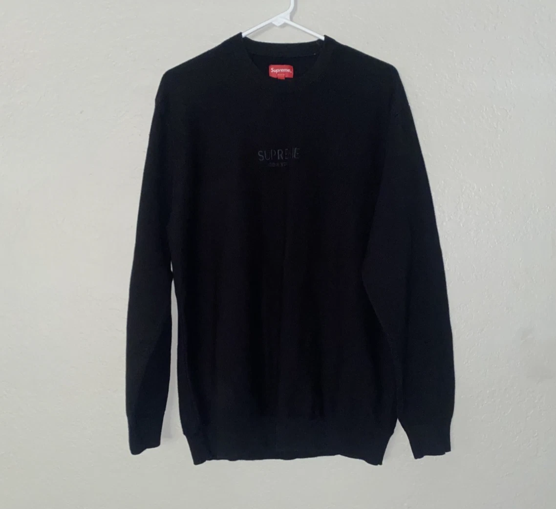 Supreme 100% Cotton Regular Crewneck Sweaters Size L for Men for