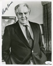 Albert Cubby Broccoli James Bond Movie Producer Signed Autograph Photo JSA