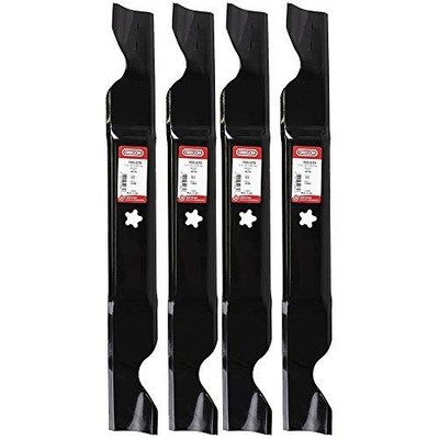 4 PACK OREGON PART # 195-070 MOWER BLADES, 100 SERIES, 22-7/8'' HUSQVARNA SNAPPER