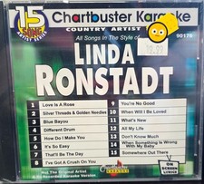 90176 LINDA RONSTADT CHARTBUSTER KARAOKE LOT DEAL