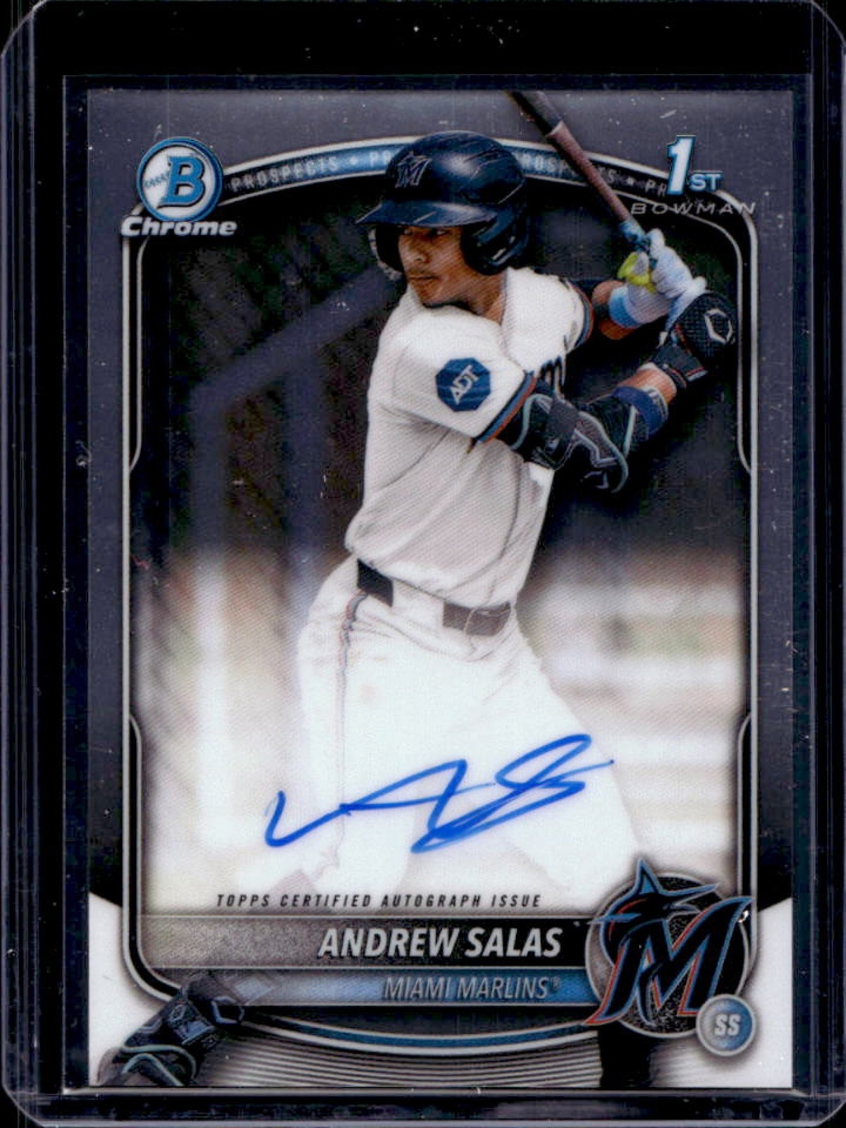 2025 Bowman Chrome Andrew Salas Auto 1st #CPA-AS Marlins
