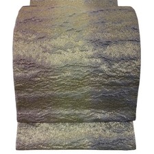 JAPANESE KIMONO BELT FUKURO OBI PURE SILK GRAYISH PURPLE ZENTSU-GARA D3785